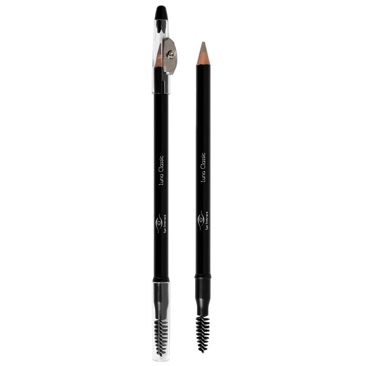Eye Embrace Luna Classic light brown-gray shade complements gray or silver hair.