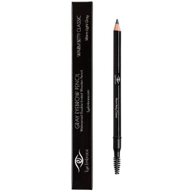Eye Embrace Warm Betty defines eyebrows with soft, hair-like strokes on the face.
