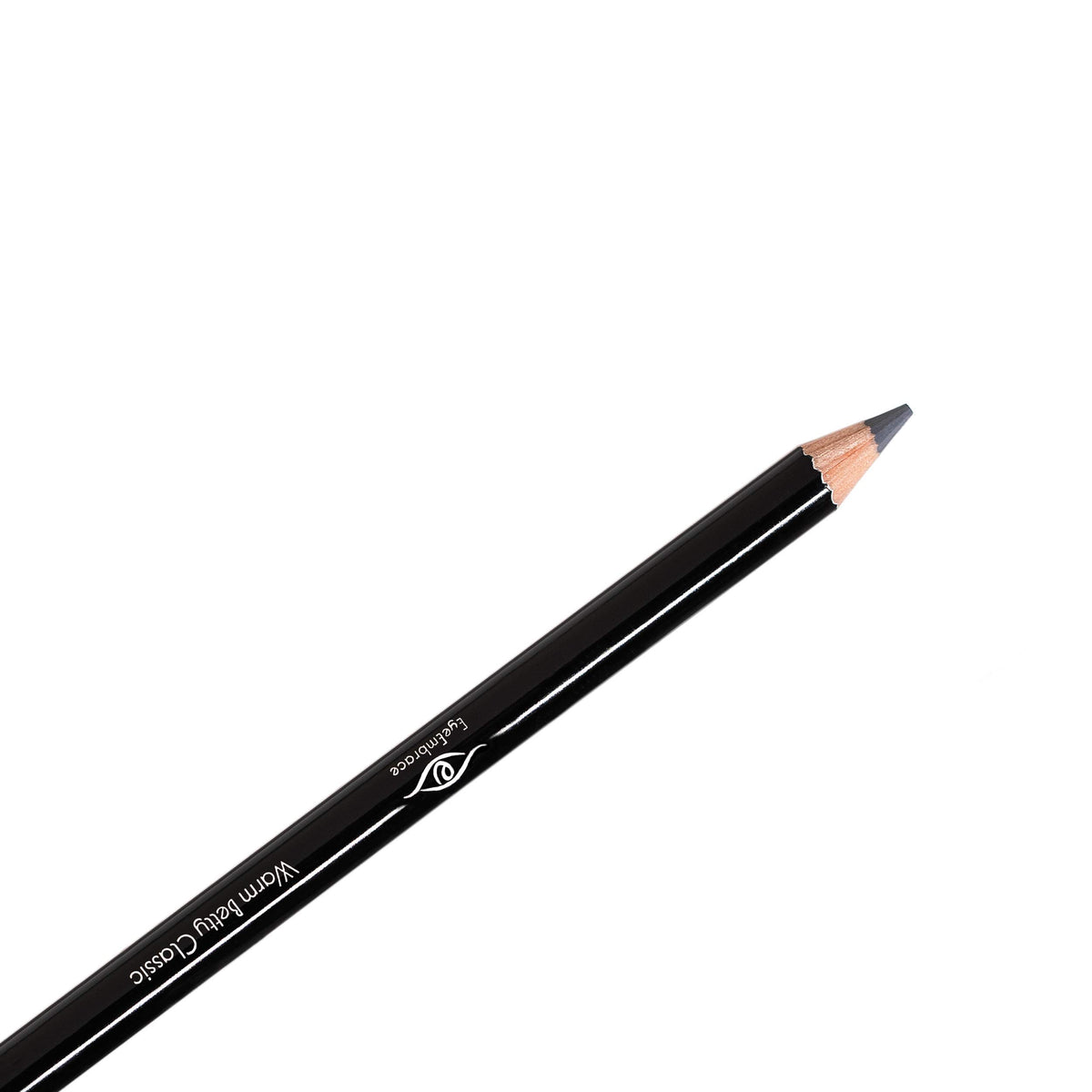 Eye Embrace Warm Betty wooden pencil close-up highlights the natural wood finish.