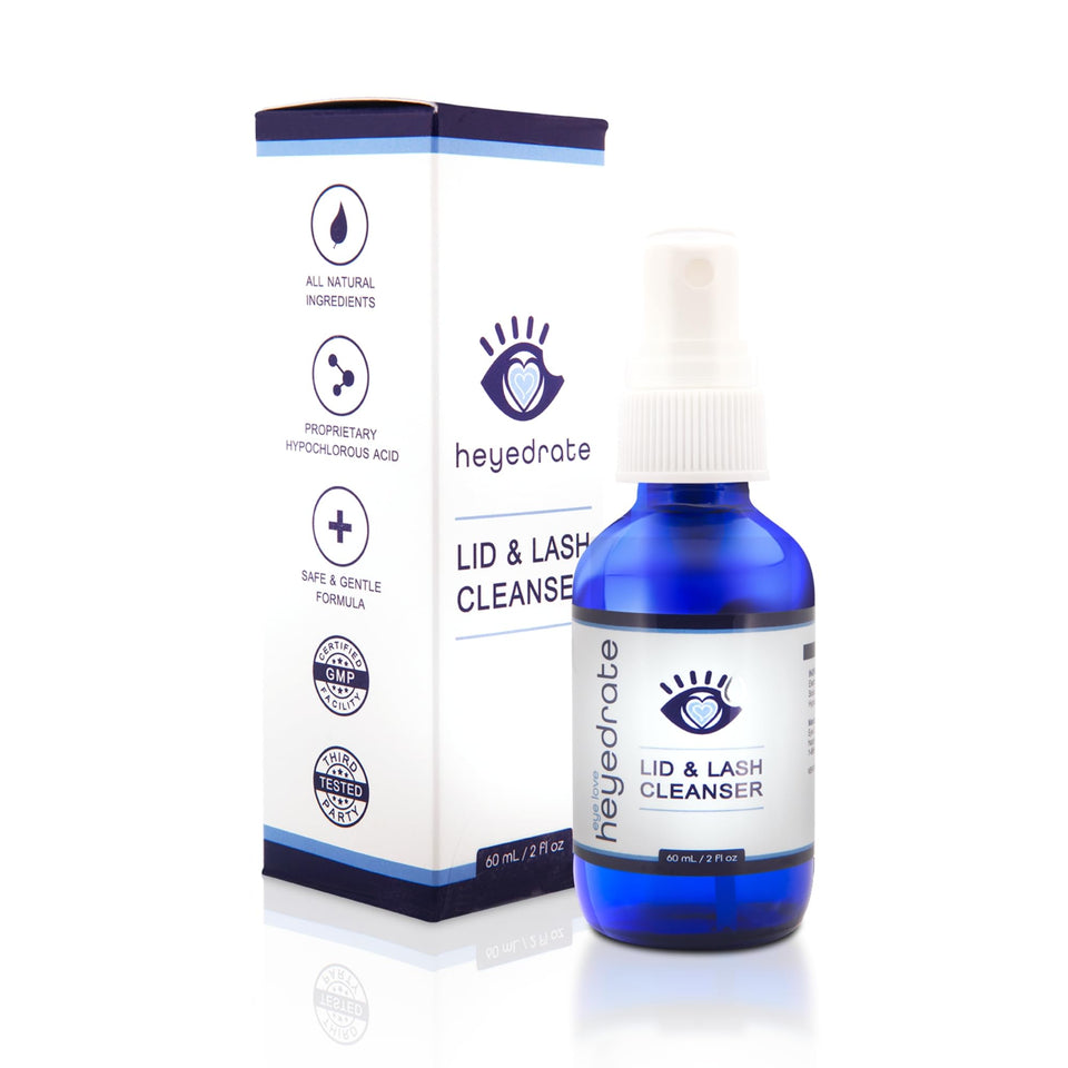 Eye Love Lid & Lash Cleanser 2oz bottle for gentle daily eyelid cleansing.
