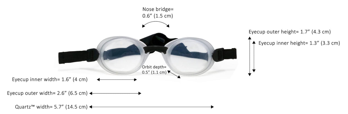 EYEECO Hydrating Sleep Mask being adjusted for a secure and comfortable fit.