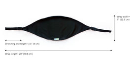 EYEECO Travel-friendly Sleep Mask in a compact setup suitable for on-the-go use with CPAP compatibility.