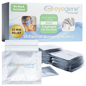 EyeGiene warming wafer refill pack: convenient, portable heat for dry eye relief.
