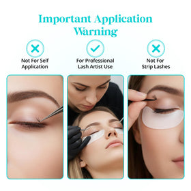 #1 Eyelash Extension 10ml bottle with label, signaling professional, long-lasting bond.