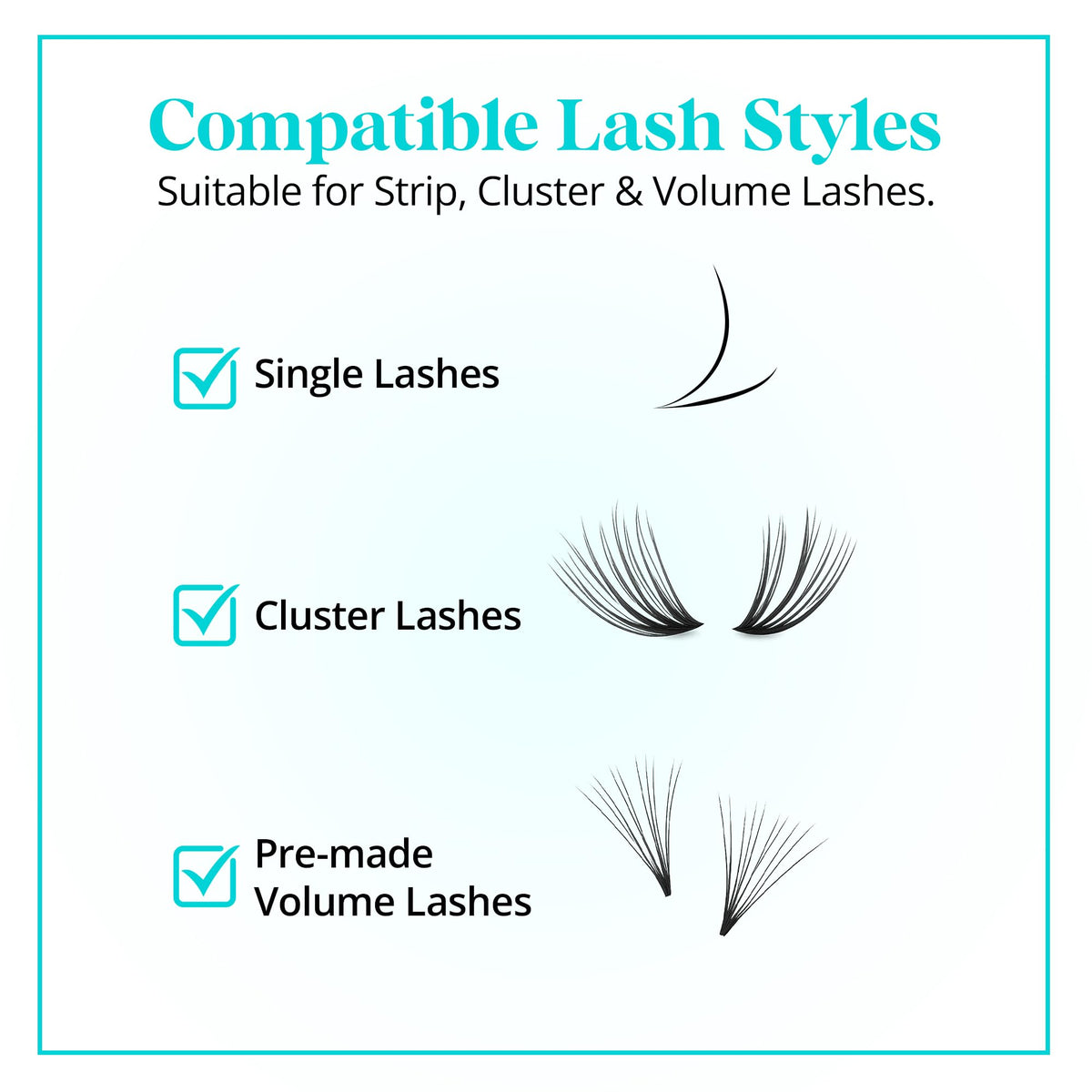 #1 Eyelash Extension artist workspace captures calm, controlled lash placement with no-fume formula.