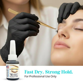 #1 Eyelash Extension glue dispense scene highlights odorless comfort during lash services.