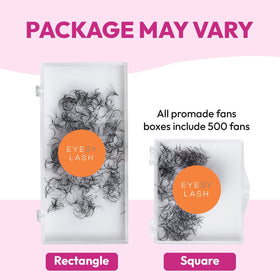 Eyesy Lash 500 promade fans beginner-friendly and time-saving for pros.