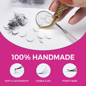 Eyesy Lash handmade Korean PBT ensures consistent fan shape