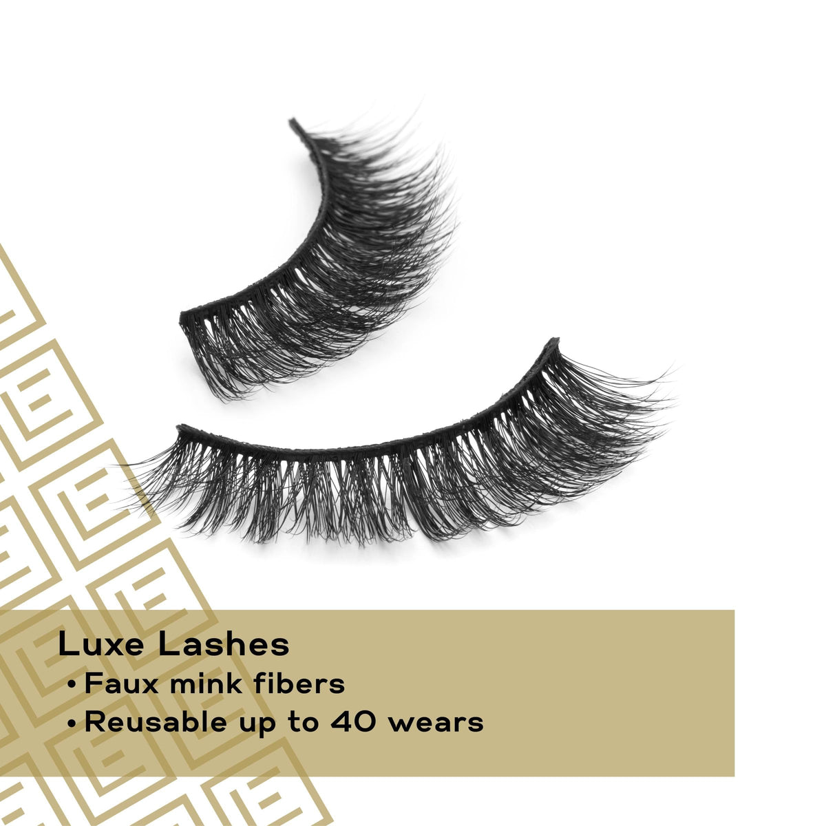 Eylure Luxe Ruby handcrafted lashes designed for up to 10 uses.