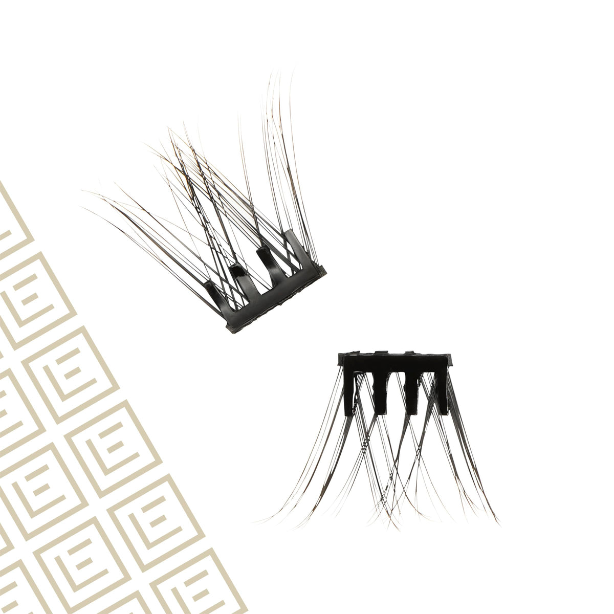 Eylure Underlash lashes on eye provide seamless blend with real lashes