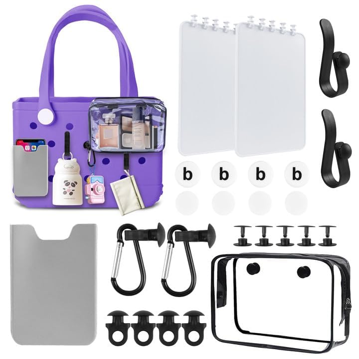EYNDYN clear inner bag for XL Bog Bag keeps essentials visible