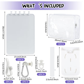 EYNDYN hooks and keychains on the bag improve storage and reach