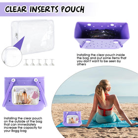 EYNDYN silicone phone holder attached to the bag for quick access