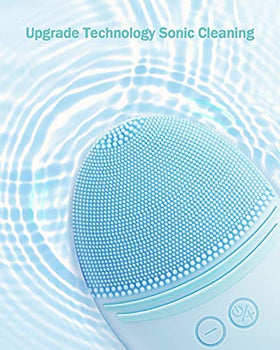 EZBASICS deep-clean pores and remove makeup with the silicone brush.