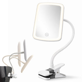 Ezcora clip-on lighted makeup mirror for precise application