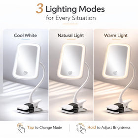 Ezcora travel-friendly vanity mirror for on-the-go lighting
