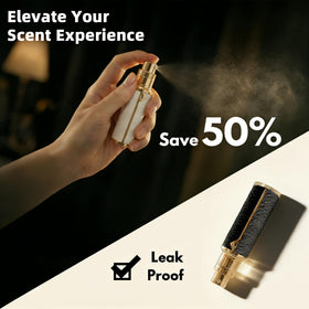 EZEJIAO black-white leather design adds timeless luxury to daily grooming.