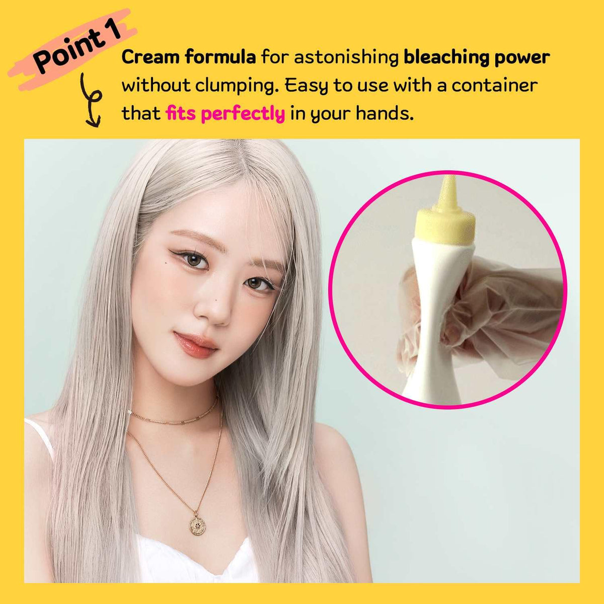 hair ampoule from eZn kit ready for scalp-safe processing.