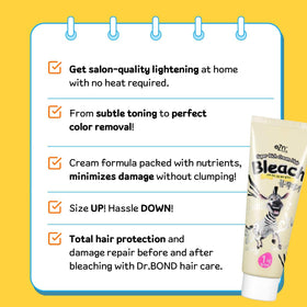 protective gown from eZn kit for at-home bleaching sessions.