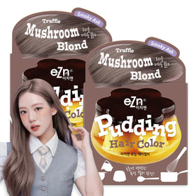 eZn Pudding mushroom blond 2-pack packaging for easy at-home color kits
