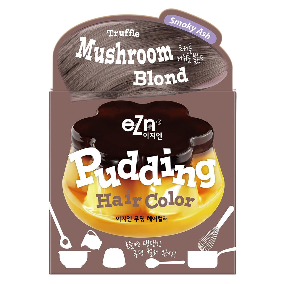 eZn Mushroom Blond pudding dye application for even home coverage