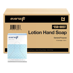 EZPULL Eversoft refill in bag-in-box for quick, mess-free 800 ml dispensers.