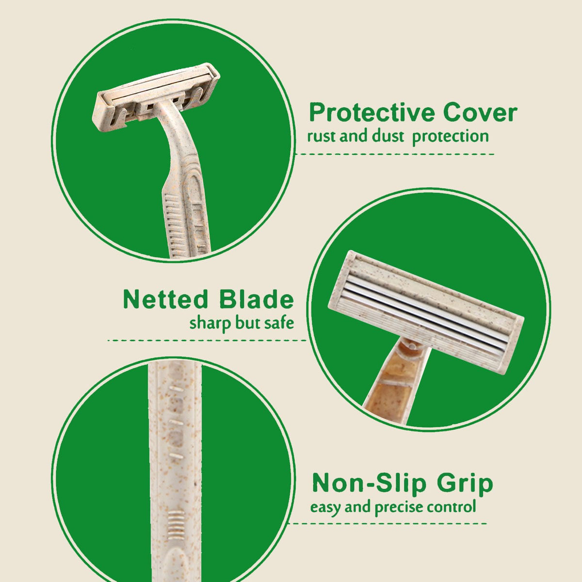 EZTAT2 EZ Disposable Razor daily grooming in compact format