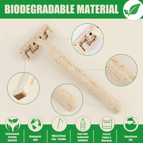 EZTAT2 EZ Disposable Razor quick facial shave option for busy mornings