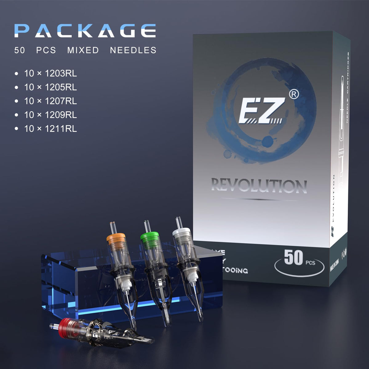 EZTAT2 anti-backflow design promotes safer ink flow during sessions.