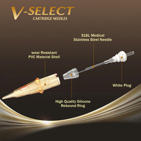 EZTAT2 transparent tips offer better visibility during tattooing.