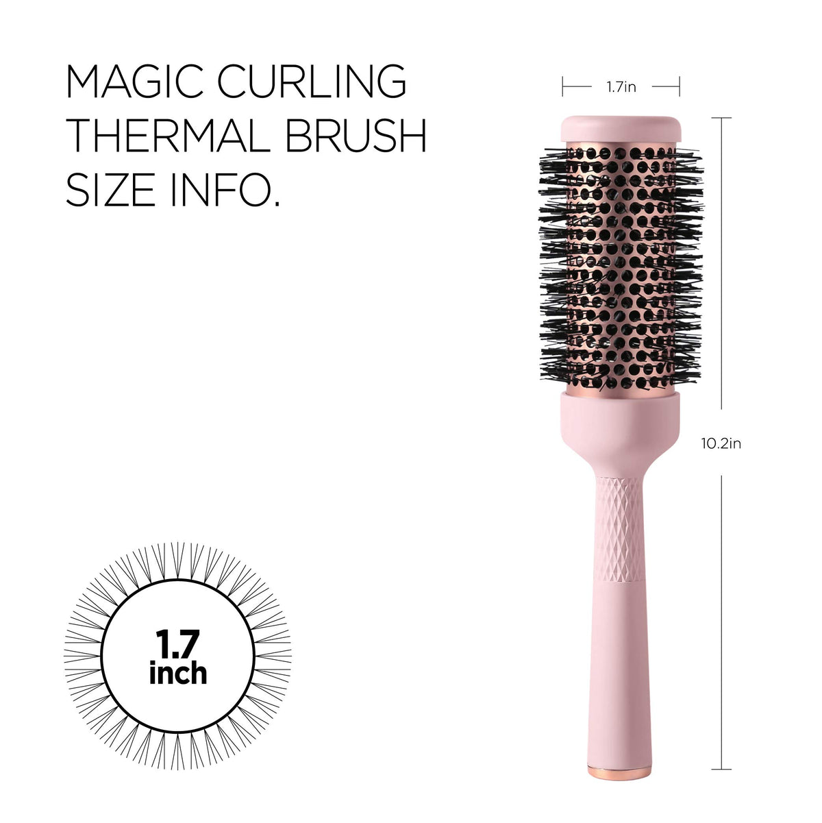 F3 Systems Magic Curling Round Brush compact storage for small spaces.