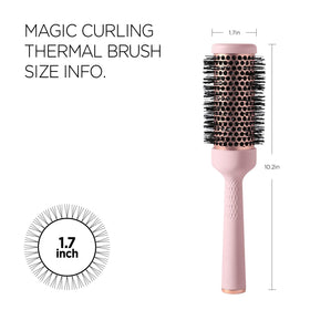F3 Systems Magic Curling Round Brush compact storage for small spaces.