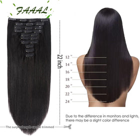 FAAAL double-weft clip-in design preserves thickness from root to tip