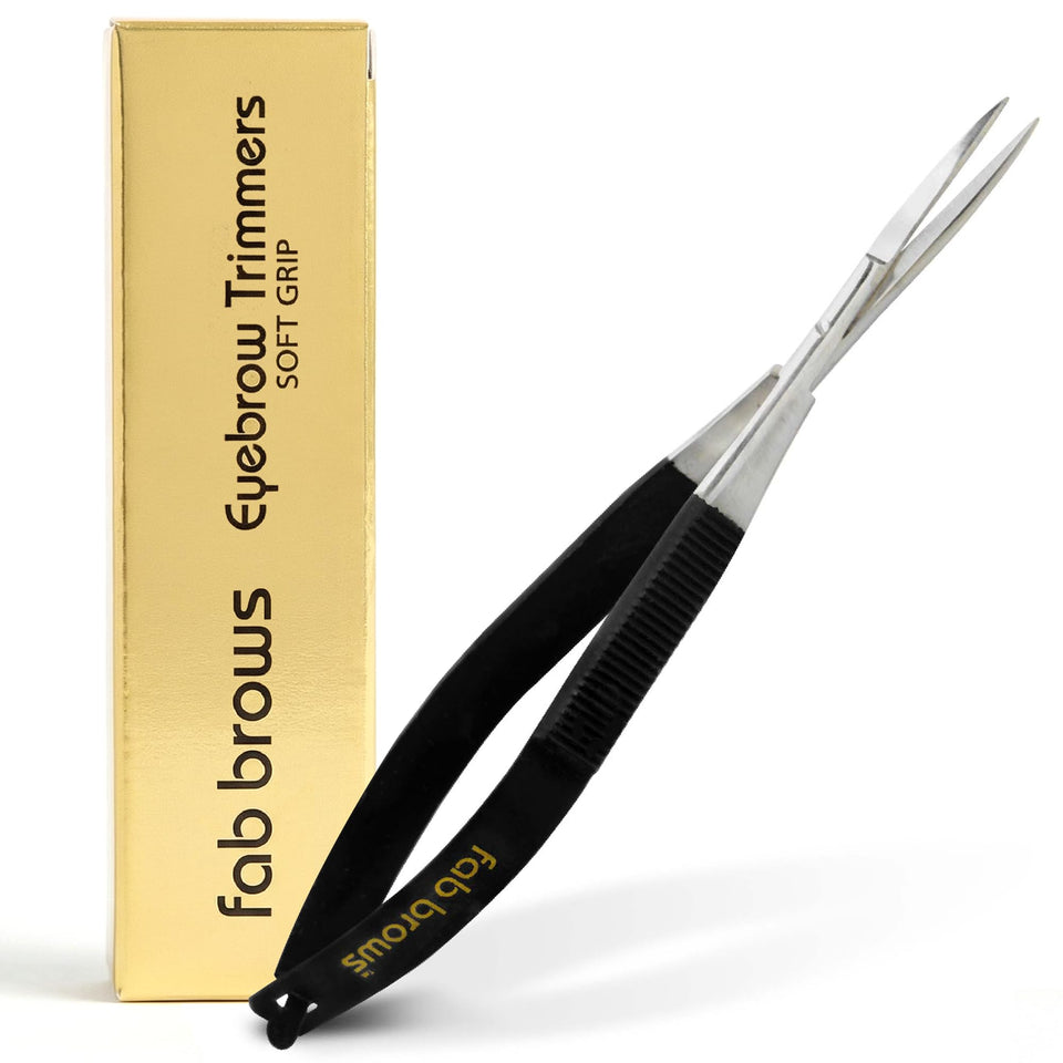 Fab Brows Eyebrow Trimmers blade closeup for precise shaping