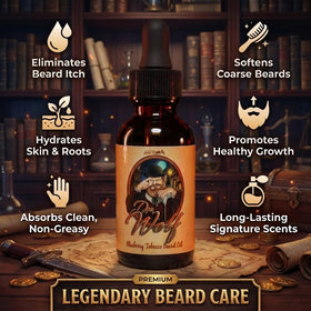 Dr. Wolf bottle showing easy styling and application