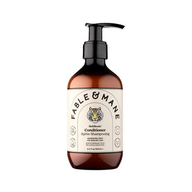 Fable & Mane Hydrating Conditioner bottle on shelf signaling deep nourishment.