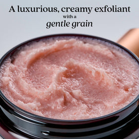 Fable & Mane Wild Ginger scrub creates a gentle lather for a clean scalp.