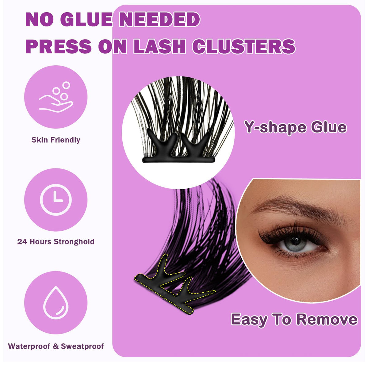 Fablosslashes advanced eyelash tweezers ensure precise placement and secure wear