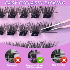 Fablosslashes lightweight fluffy lashes feel natural and comfortable all day