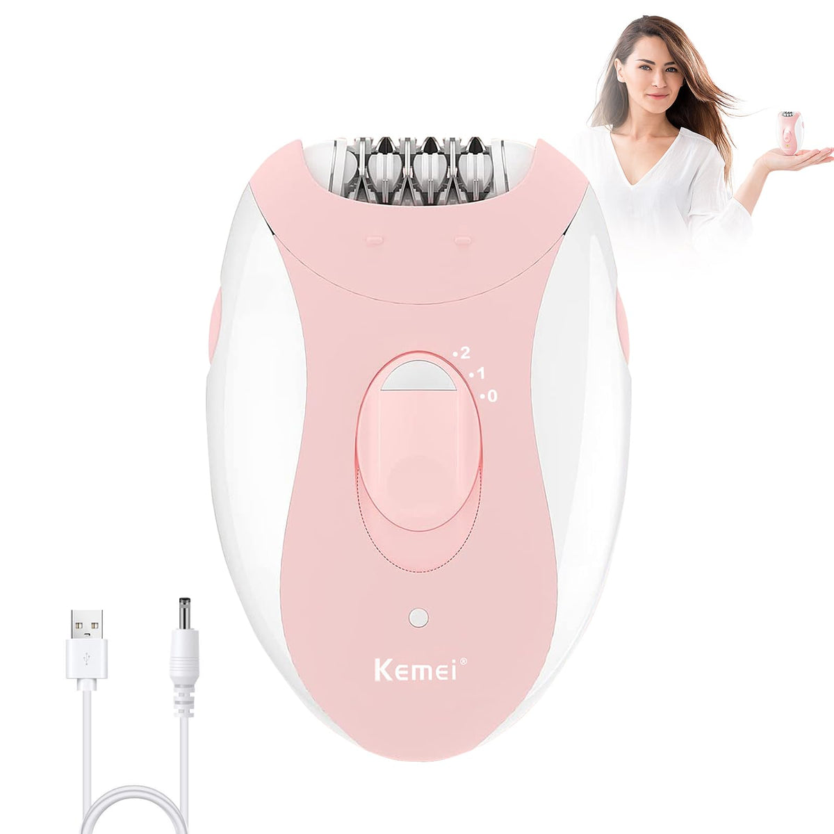 FabMay Beauty epilator face 360° removal for smooth, long-lasting skin