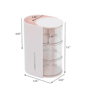 FABROK brushes holder keeps makeup brushes tidy and within reach.