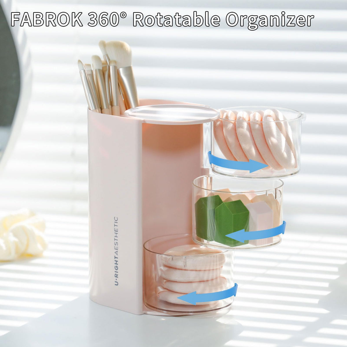 FABROK small jewelry box stores earrings and necklaces securely.