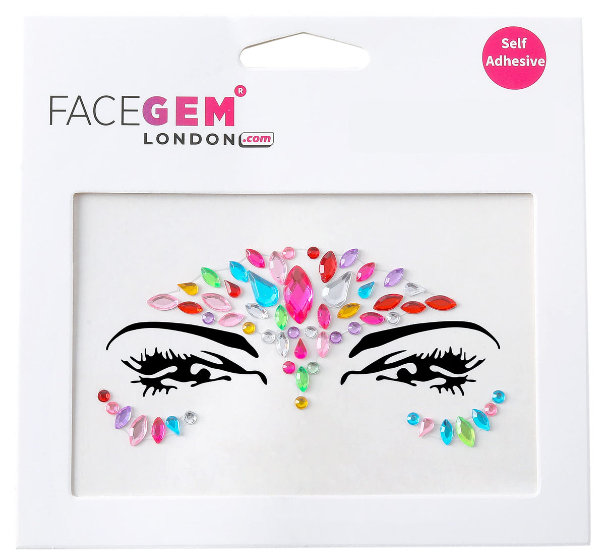 FaceGem London facial gems adhesive collection for easy makeup accents.