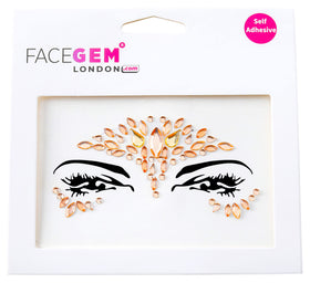 FaceGem London festival makeup gems enhance glow at events.