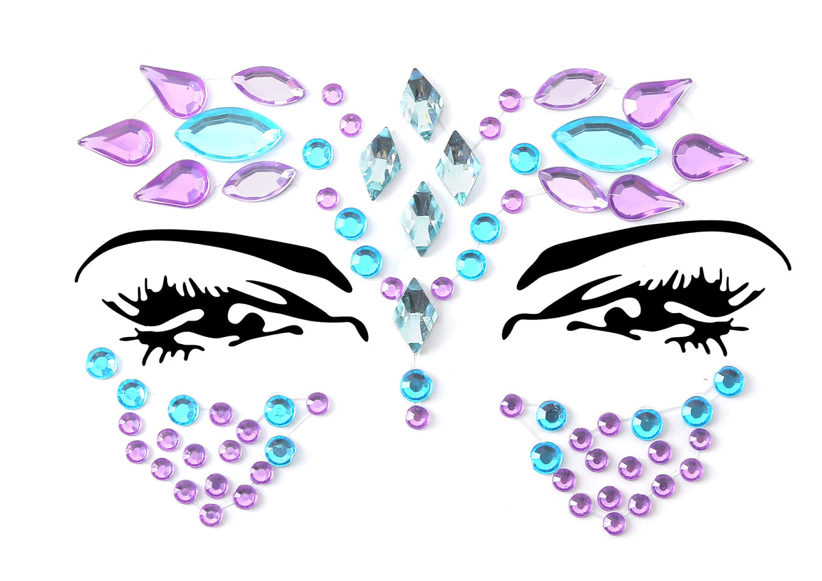 FACEGEM LONDON quick-application face gems for time-saving looks.