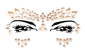 FACEGEM LONDON removable glitter jewels wash off with makeup remover.