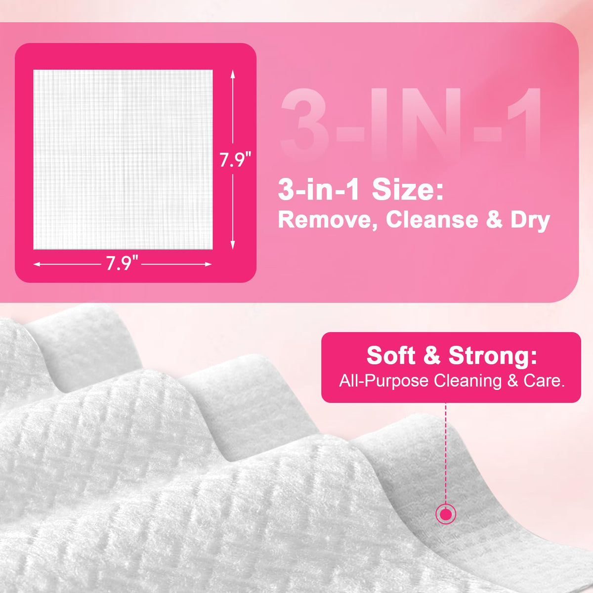 FACEMADE no-fluff towels prevent lint and irritation during routines.