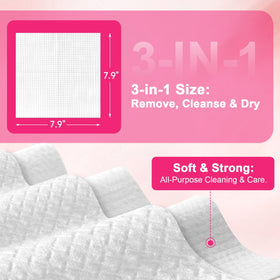 FACEMADE no-fluff towels prevent lint and irritation during routines.