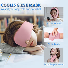 FACEMOON 360° cold face mask application for morning refresh.