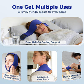 FACEMOON eye mask for bedtime use promotes a calmer pre-sleep routine.